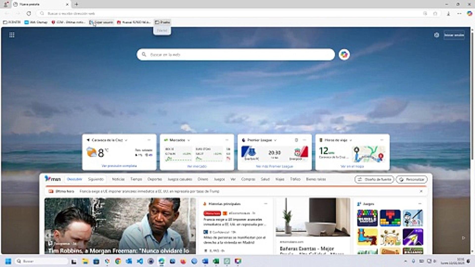 Cómo ordenar por nombre los favoritos