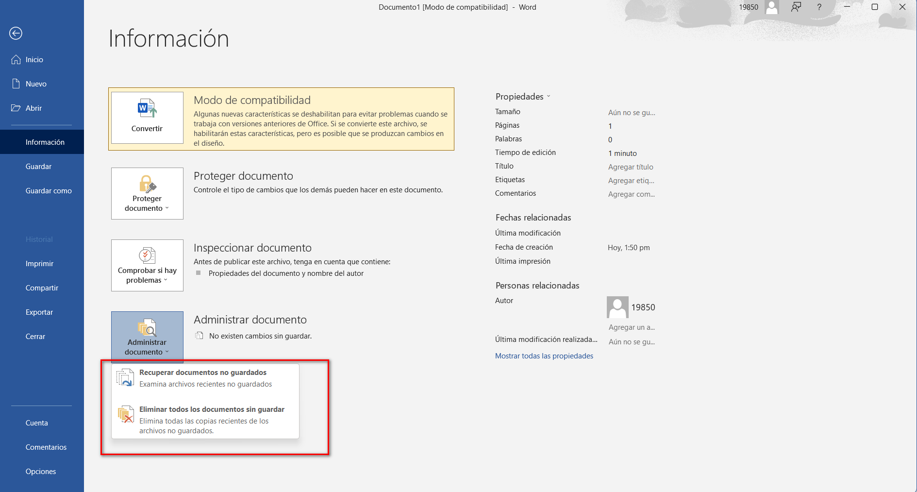 Document recovery panel in Office Document recovery panel in Office