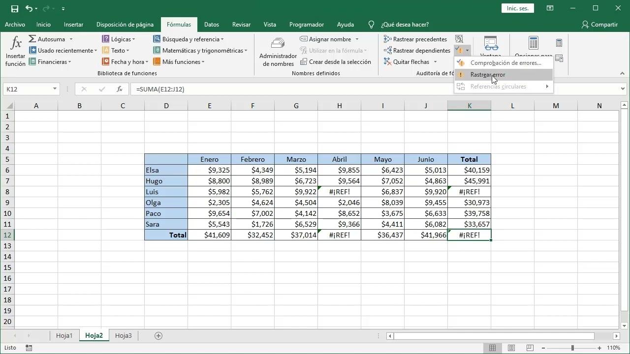 Herramientas para detectar errores en fórmulas complejas de Excel