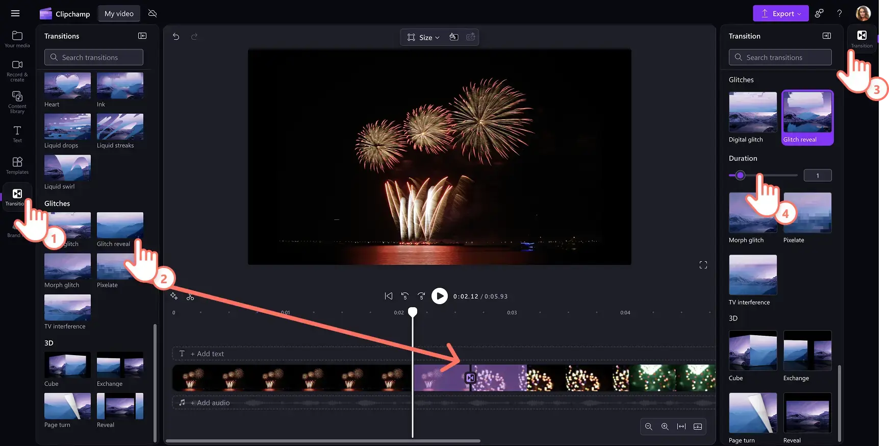 Causas de errores al cargar efectos en Clipchamp Causas de errores al cargar efectos en Clipchamp