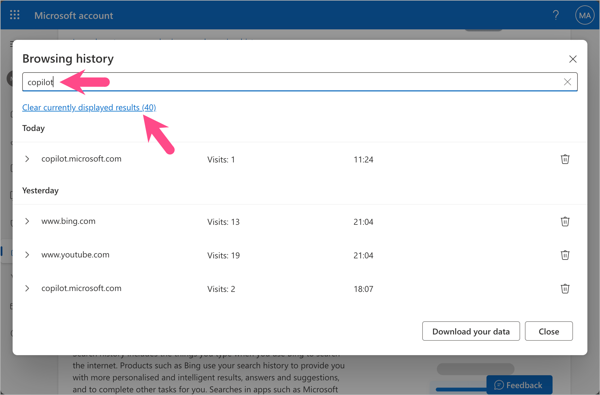 Borrar historial conversaciones Copilot Borrar historial conversaciones Copilot