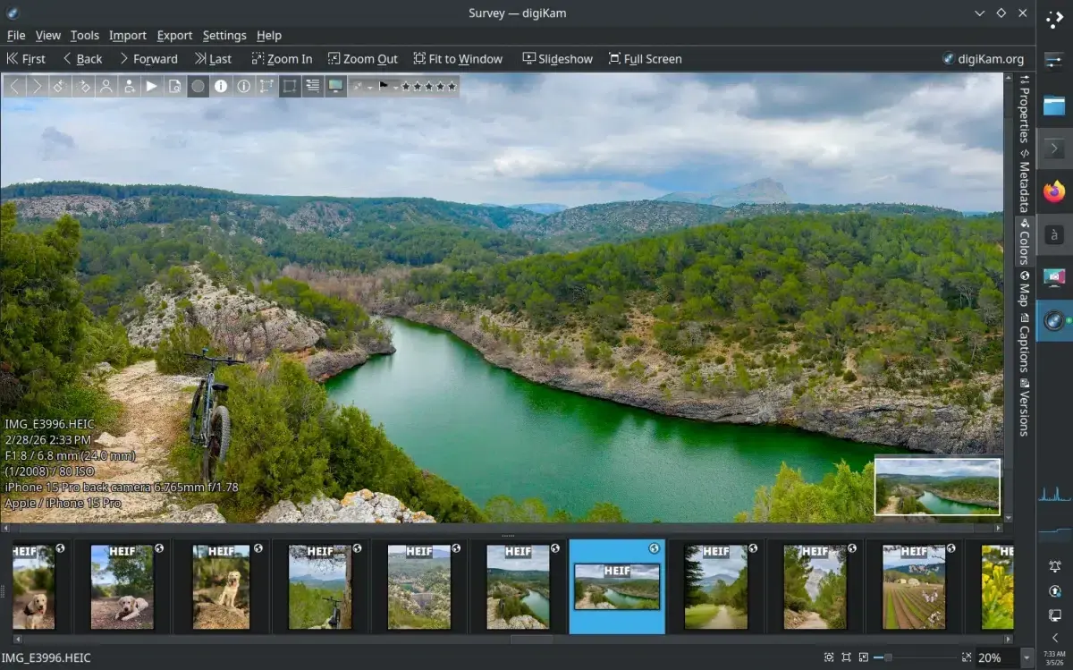 aplicación digiKam 9 gestor de fotos aplicación digiKam 9 gestor de fotos