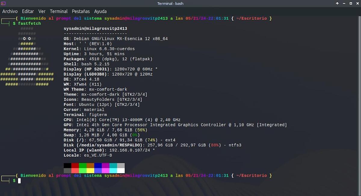 Instalar Fastfetch en distintas distros