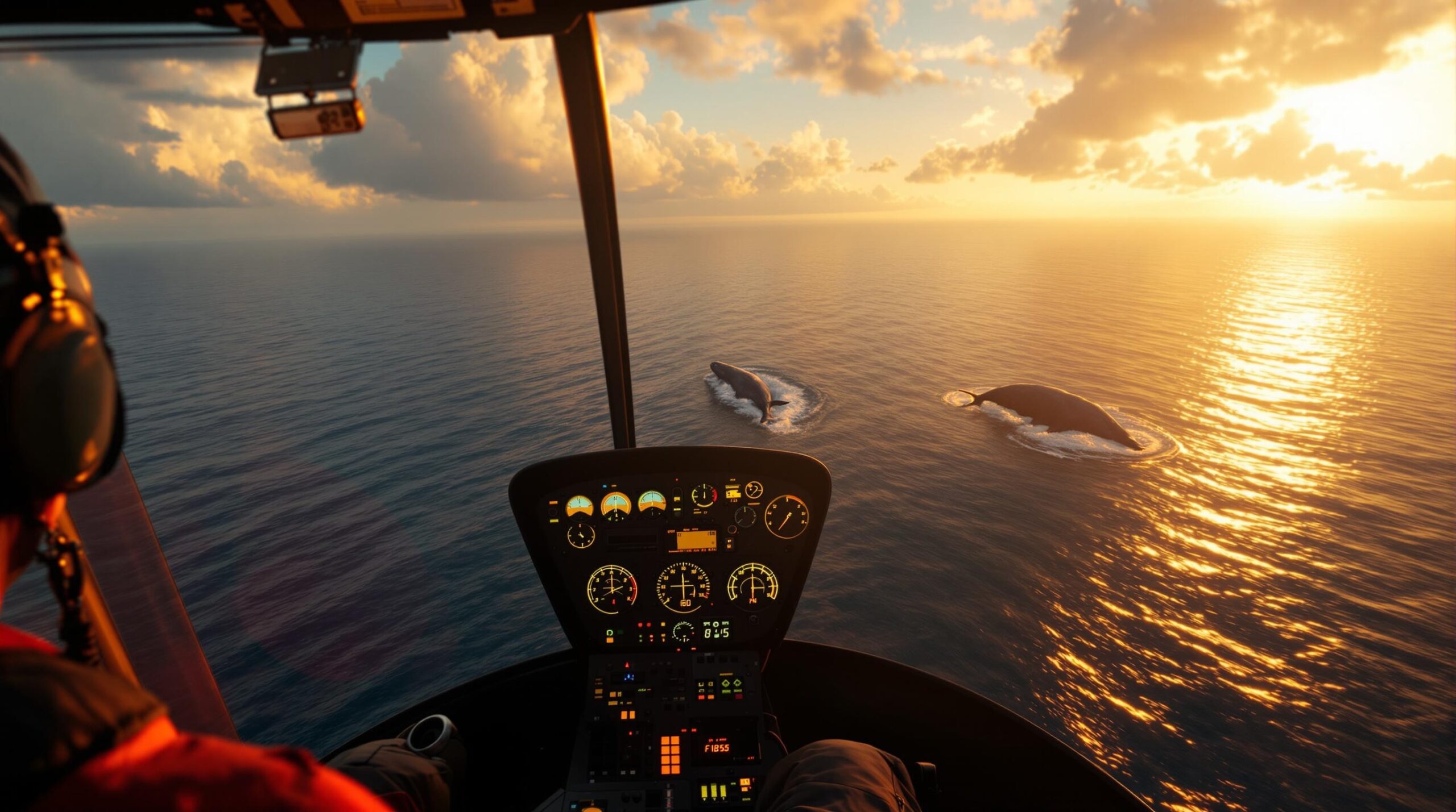 paisaje detallado vr flight simulator