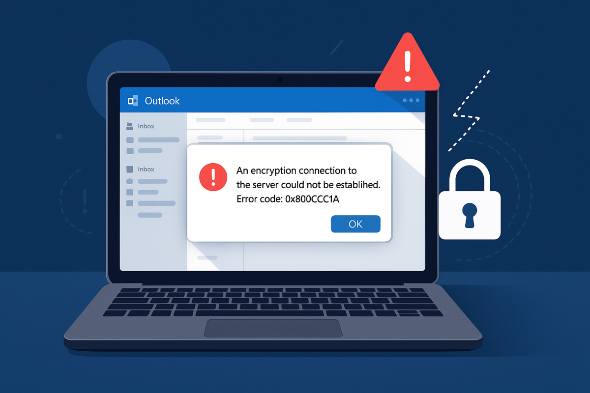 Código de error 0x800ccc0e en Outlook Código de error 0x800ccc0e en Outlook