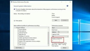 tutorial de windows performance recorder