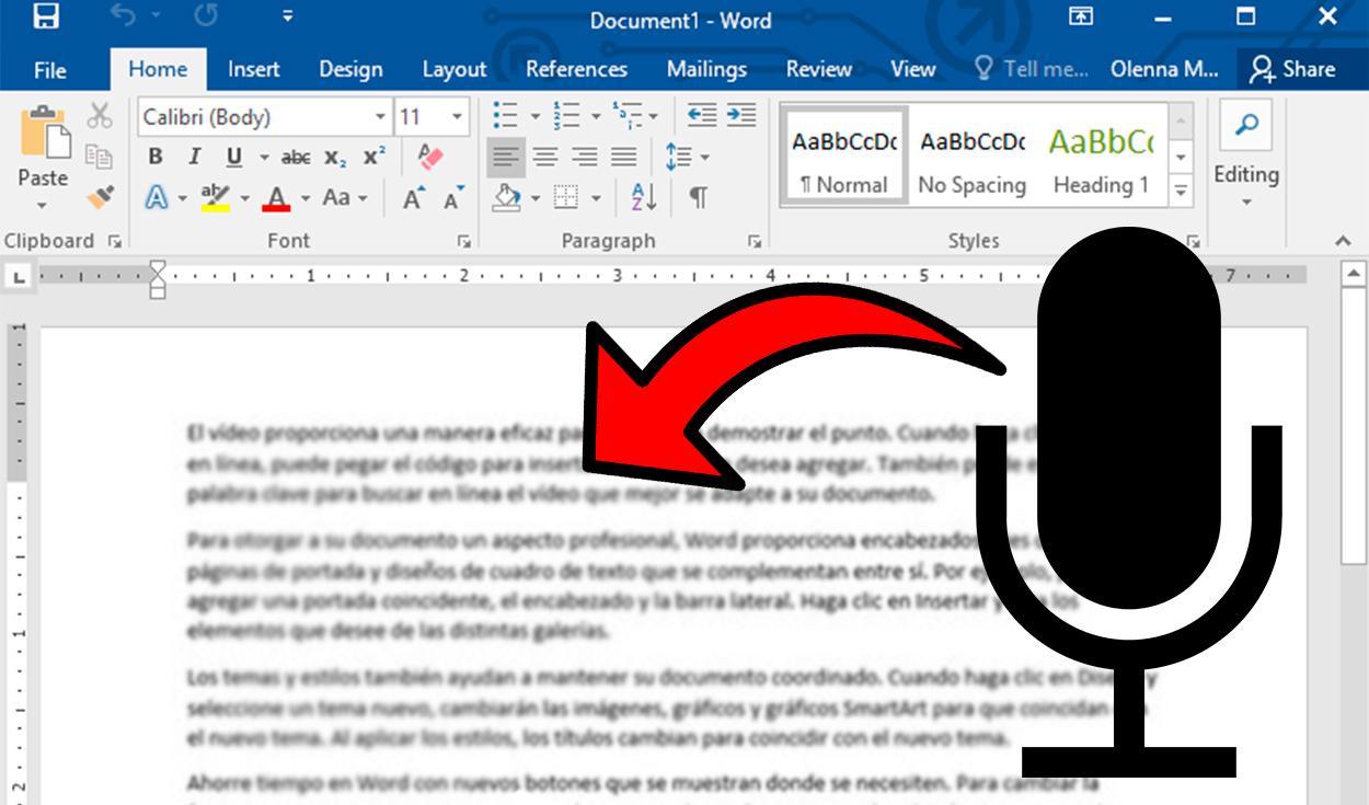 Configuración de escritura por voz en Windows