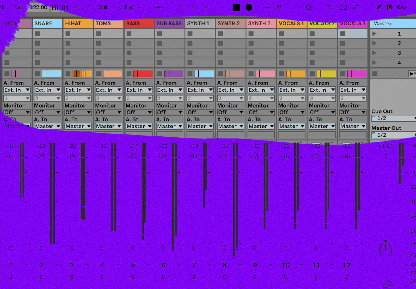 Curvas de automatización de audio