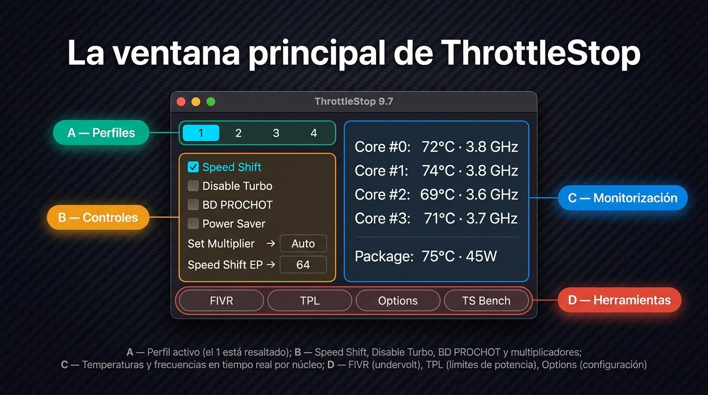 Undervolt s ThrottleStopom na Intelu
