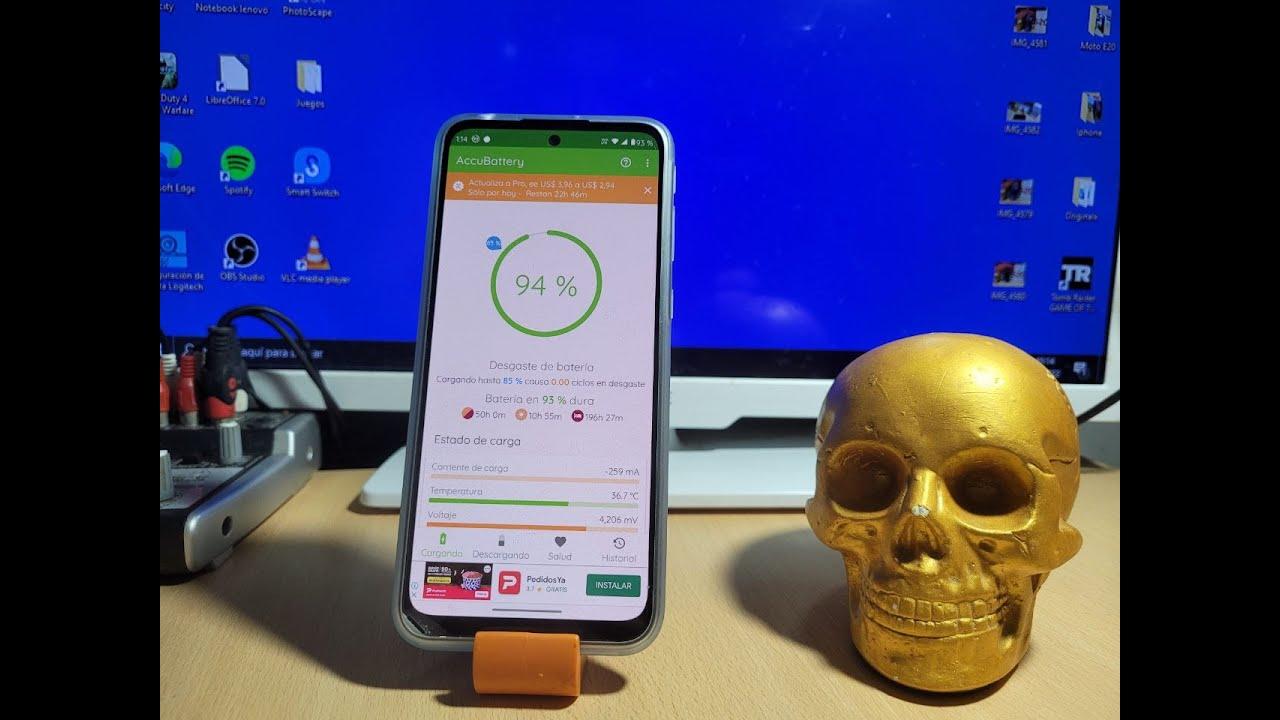 Konfigurējiet AccuBattery nodiluma mērīšanai