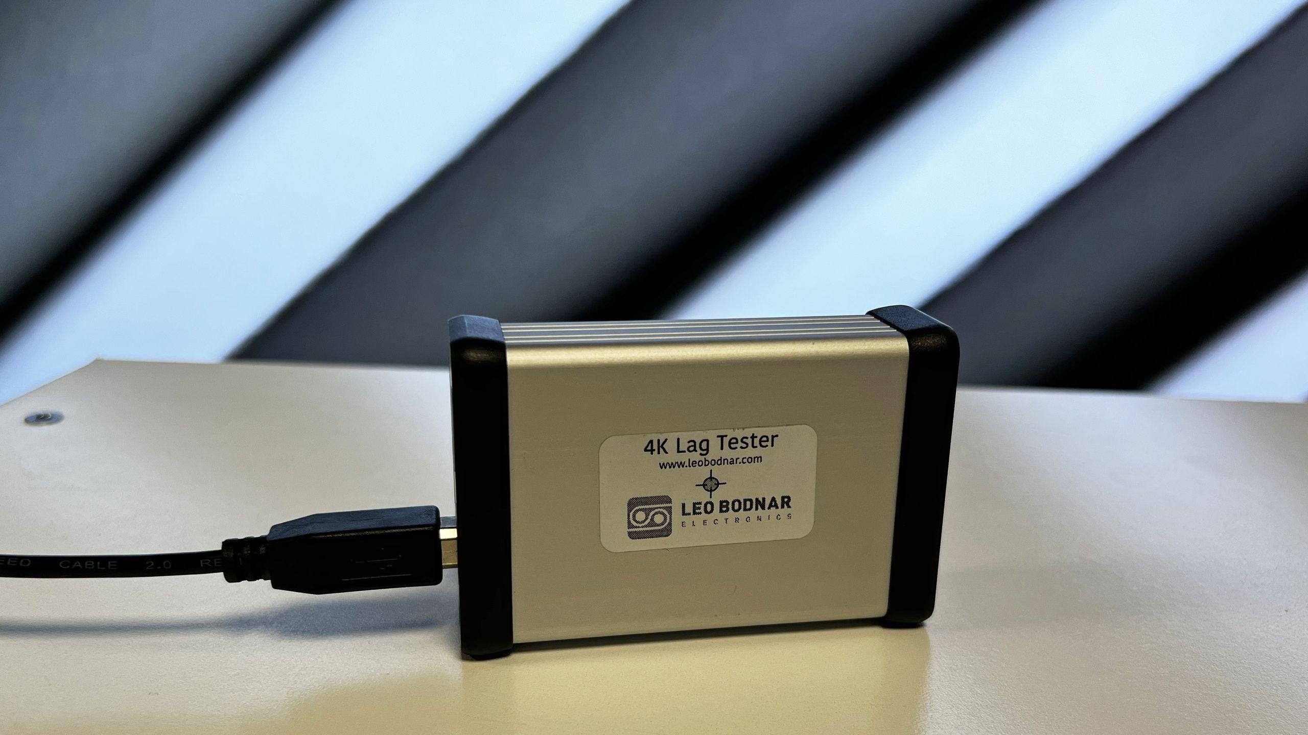 Medir input lag en TV Samsung con Leo Bodnar Tester