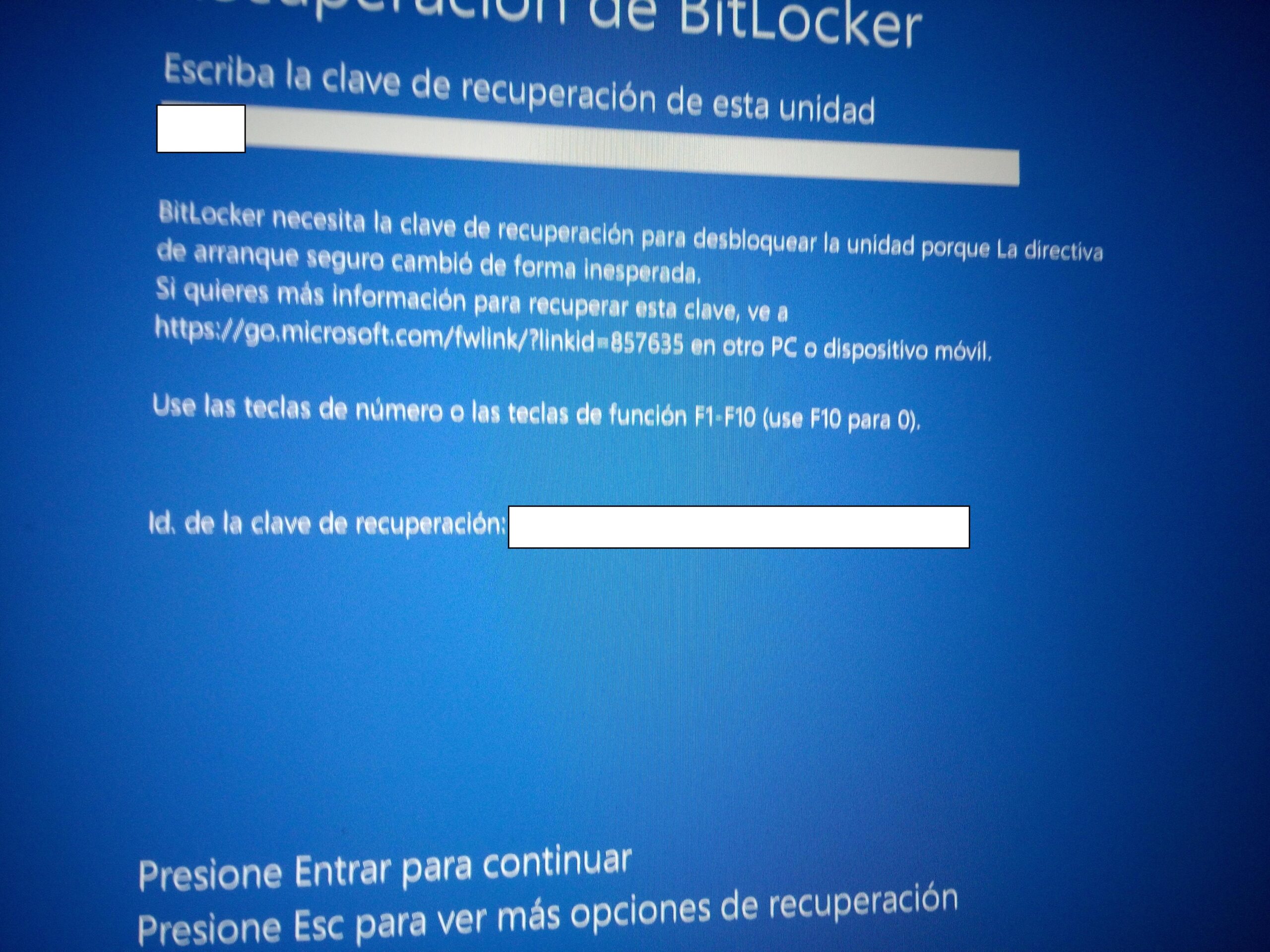 Funcionamiento y errores habituales de BitLocker