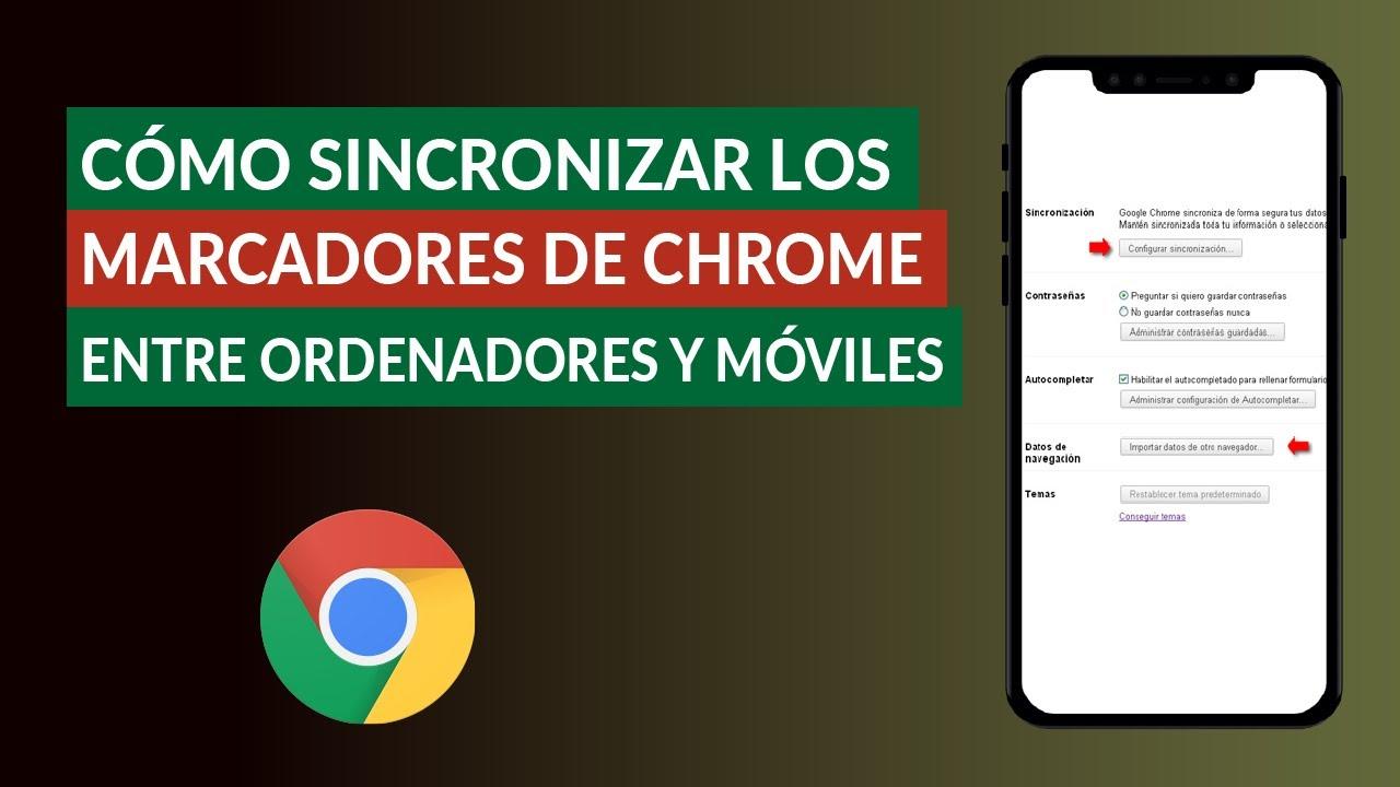 Sincronizar marcadores entre navegadores y dispositivos