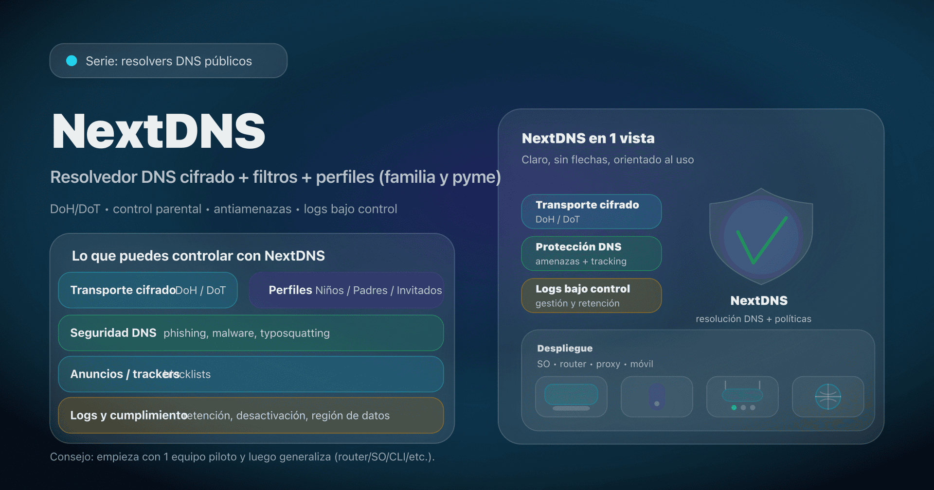 Verschillen tussen DNS over HTTPS en DNS over TLS
