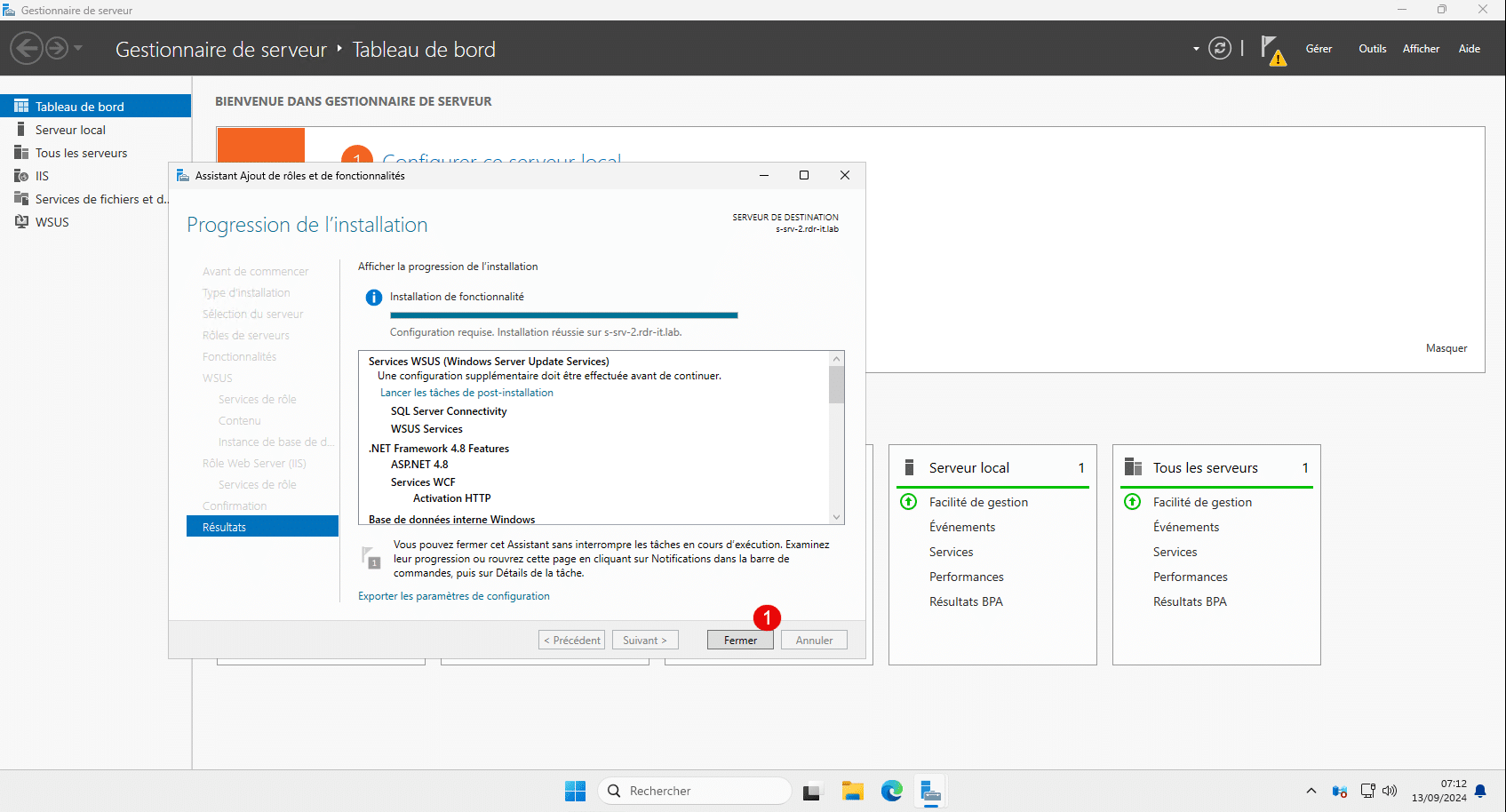 Configurar WSUS basico en red local