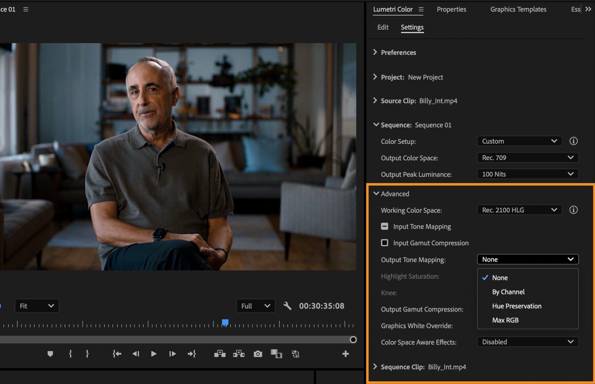 Exportar proyecto de Premiere a ProRes sin perder color