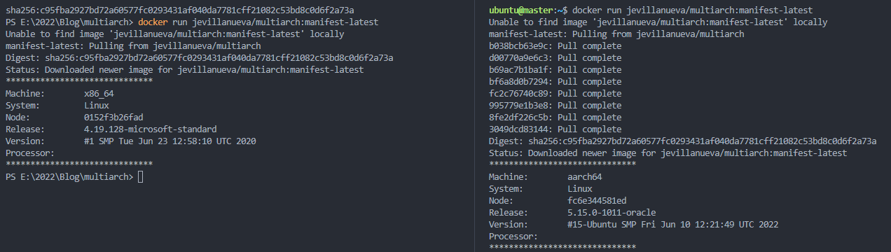 Arquitecturas AMD64 y ARM64 Arquitecturas AMD64 y ARM64 en Docker