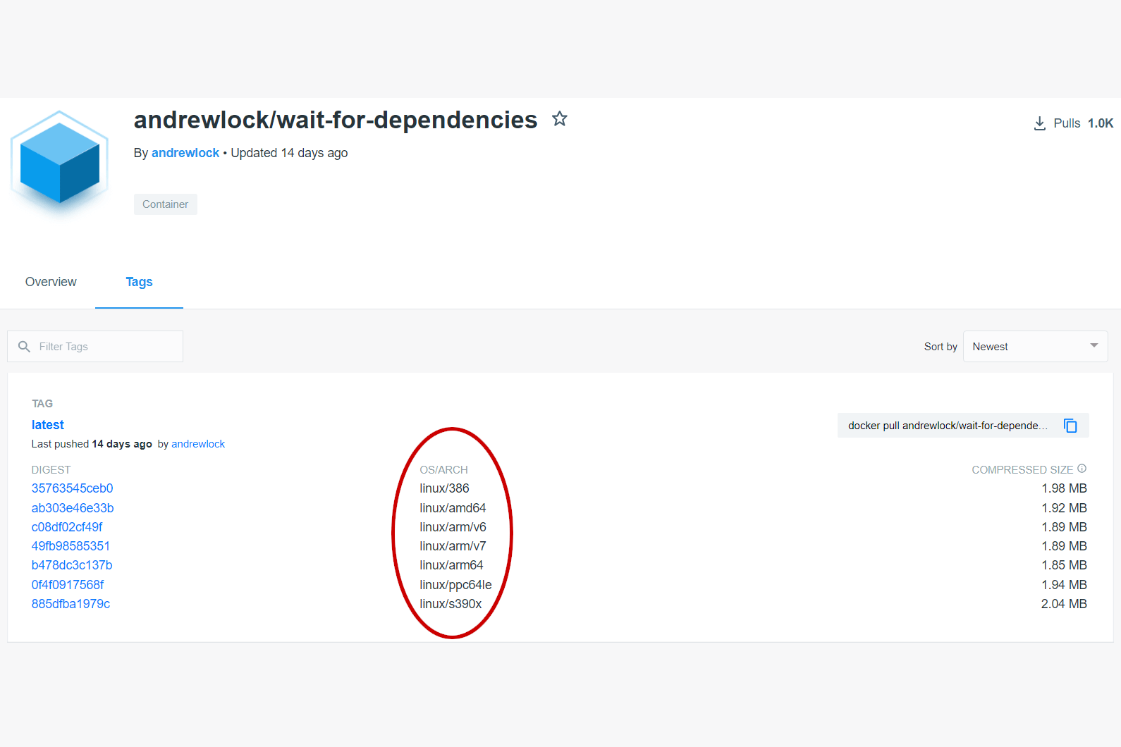 Manifiestos Docker multi-arch Manifiestos multi-arch en Docker