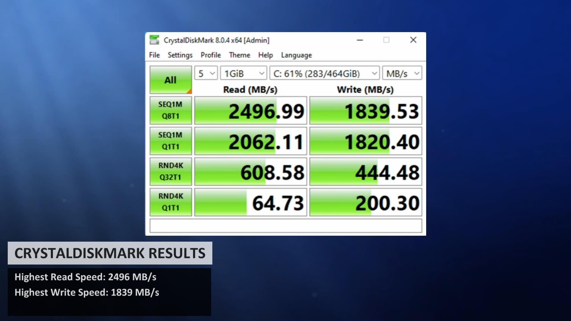 Pruebas de rendimiento de discos con CrystalDiskMark