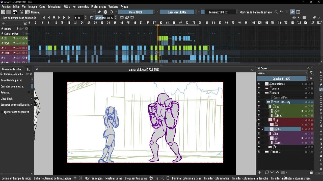 exportar animación desde Krita a GIF