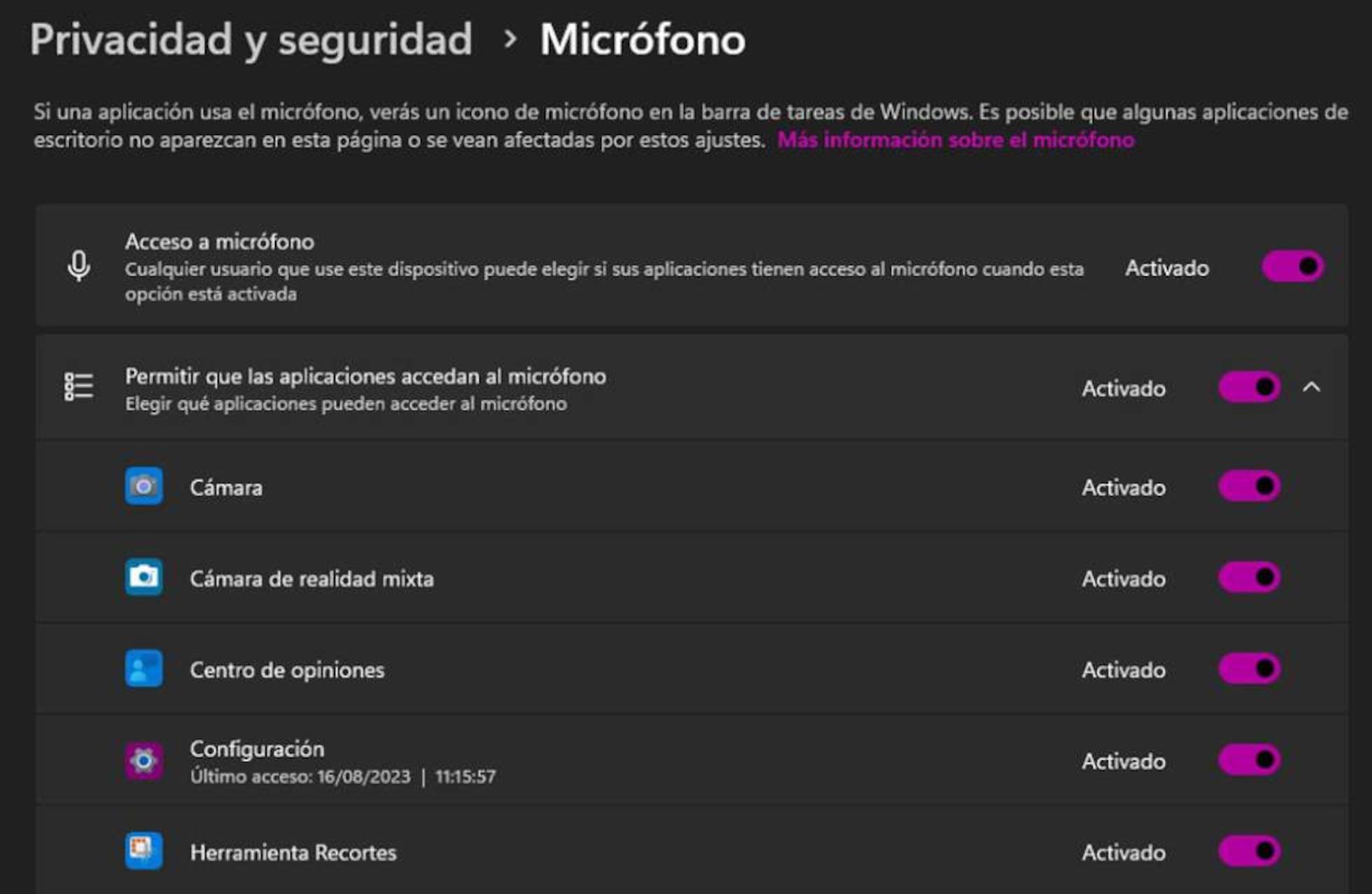 Privacidad y seguridad en Windows 11