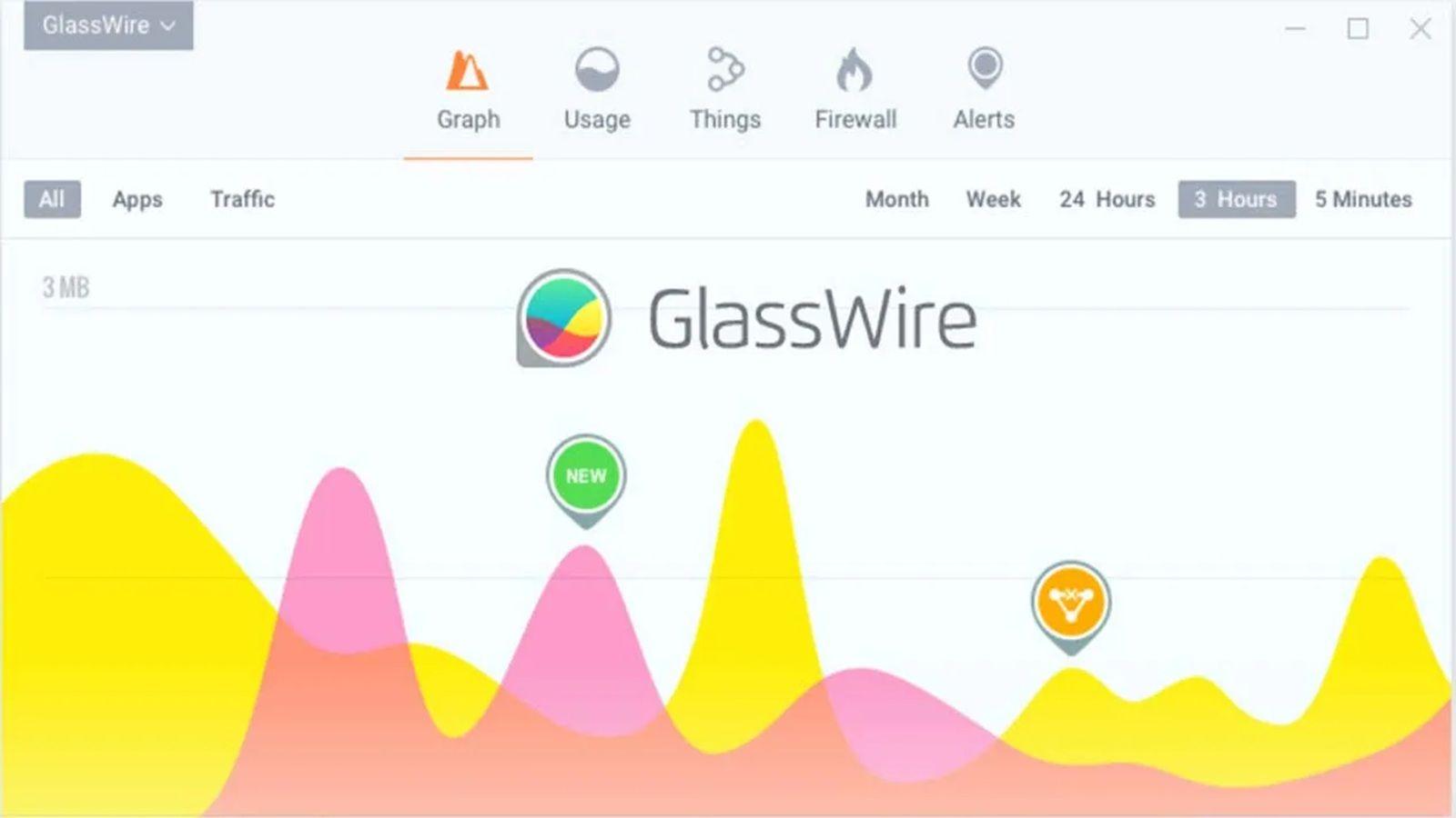 Monitorizar tráfico y bloquear apps con GlassWire
