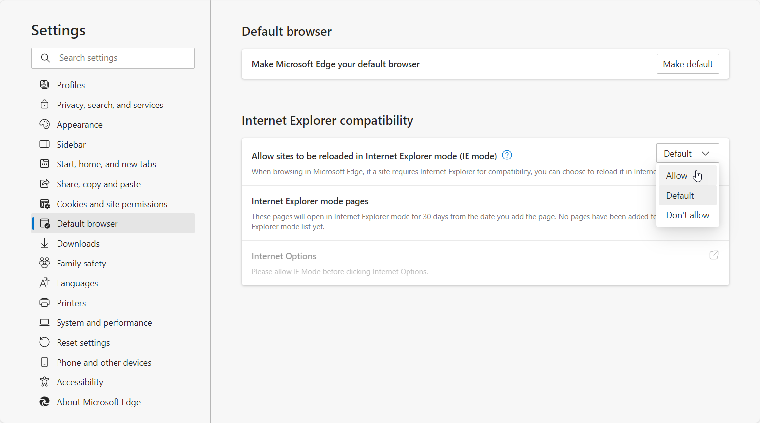 IE Mode en Edge para compatibilidad legacy
