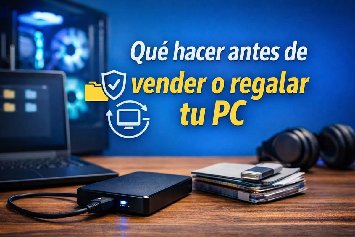 Preparar Windows 11 antes de vender un PC