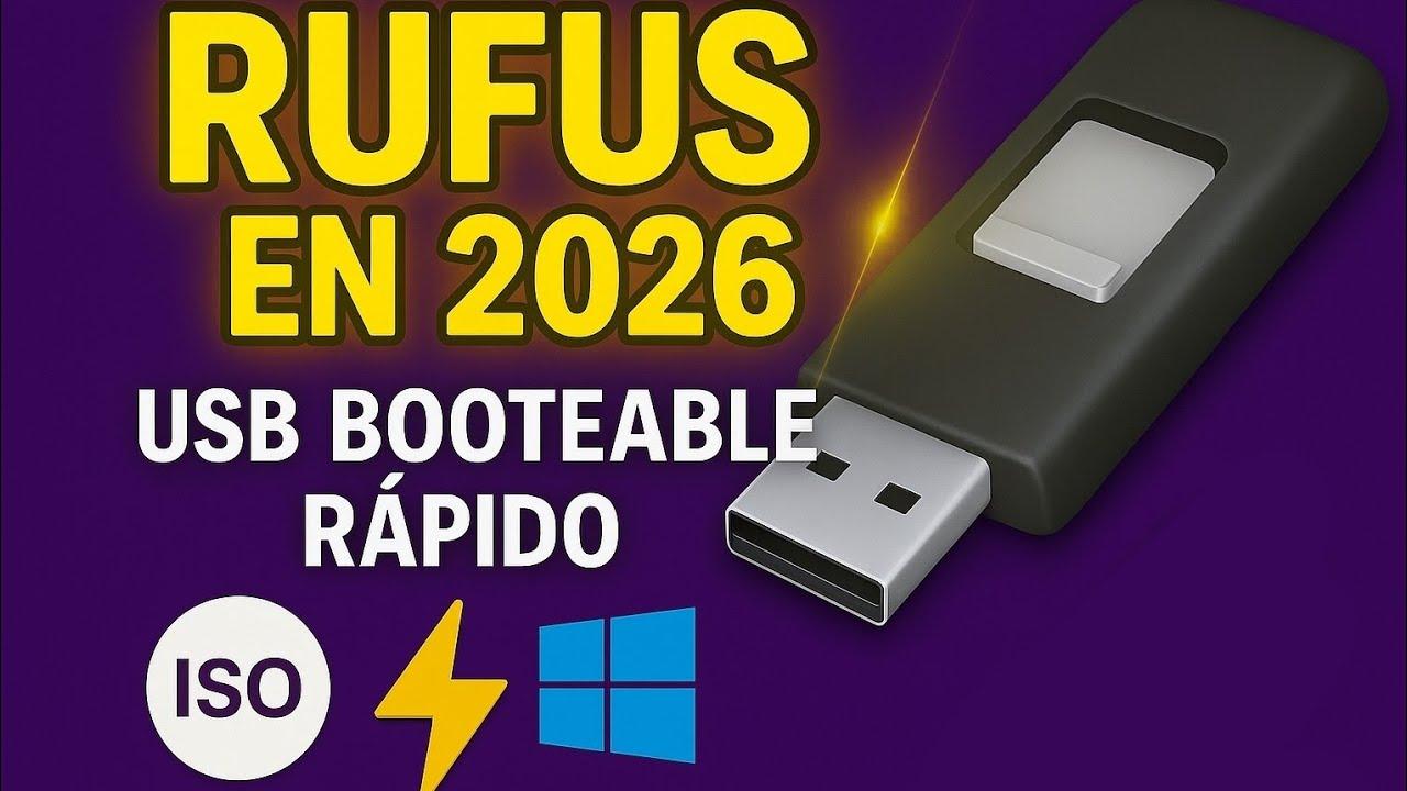 Rufus creando USB booteable con UEFI y GPT