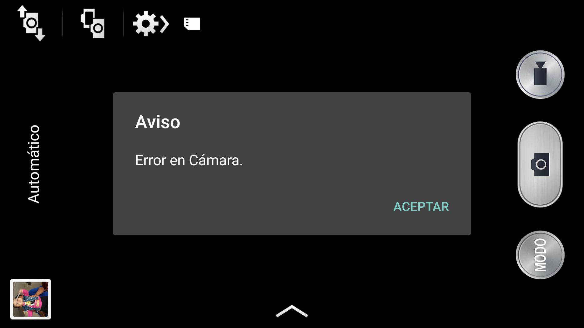 Solución a errores de cámara tras actualizar Android