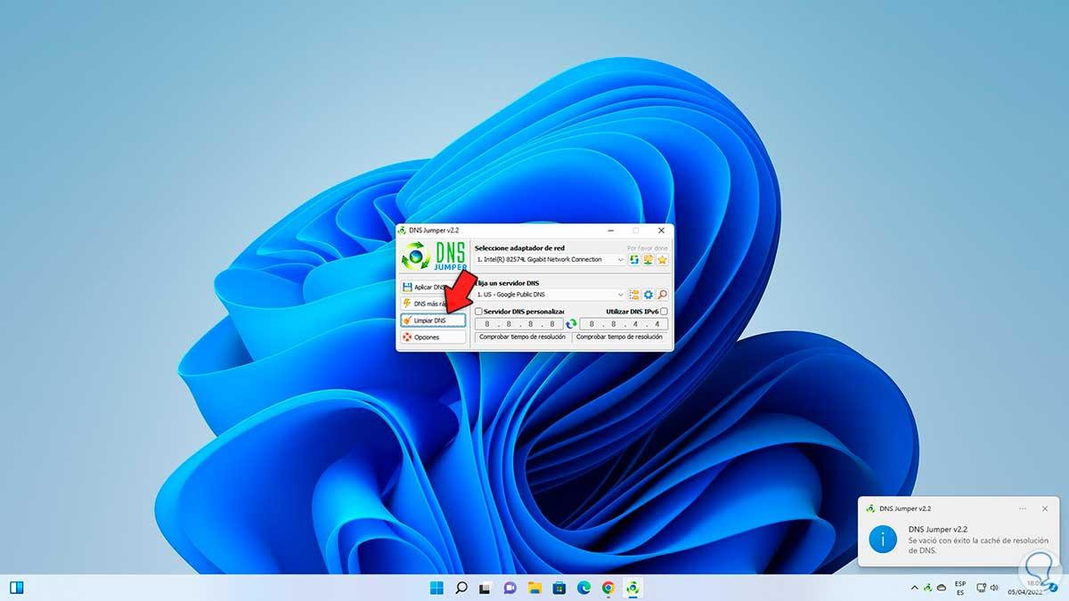 Interfaz de TCP Optimizer para ajustar parámetros de red