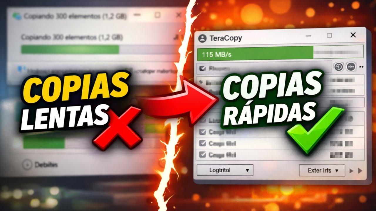 TeraCopy copiar archivos grandes en Windows