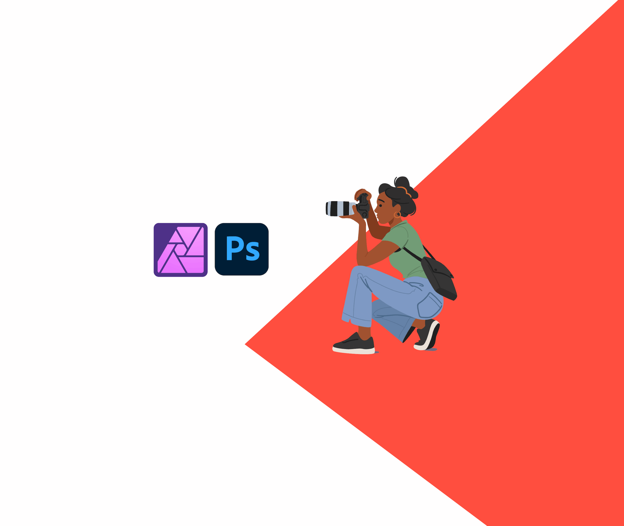 Comparativa Affinity Photo vs GIMP vs Photoshop