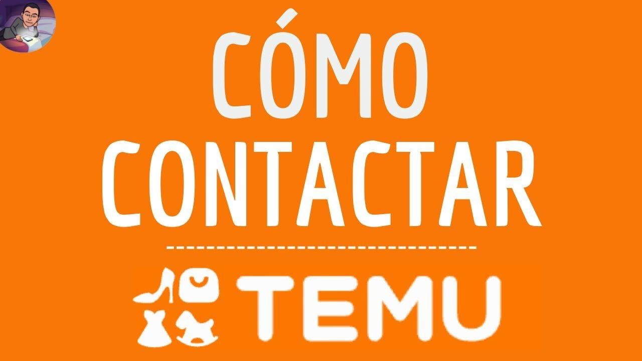 Atención al cliente de Temu en la web
