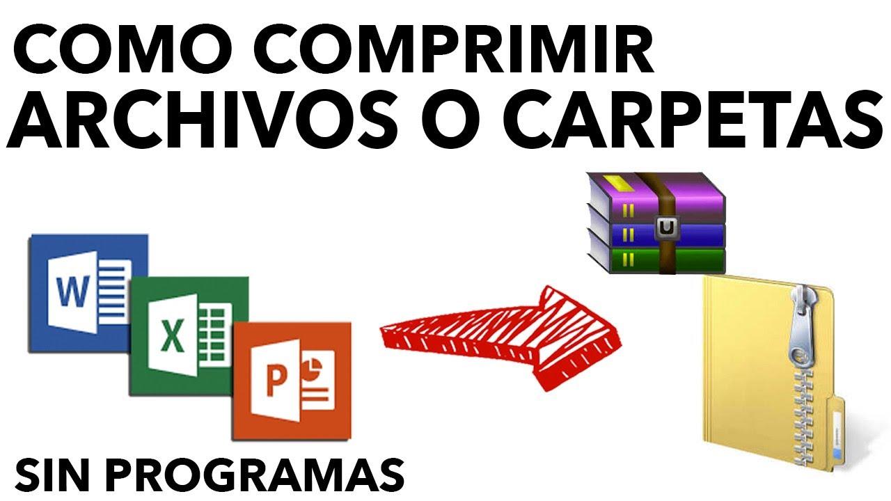 Herramientas para comprimir archivos grandes