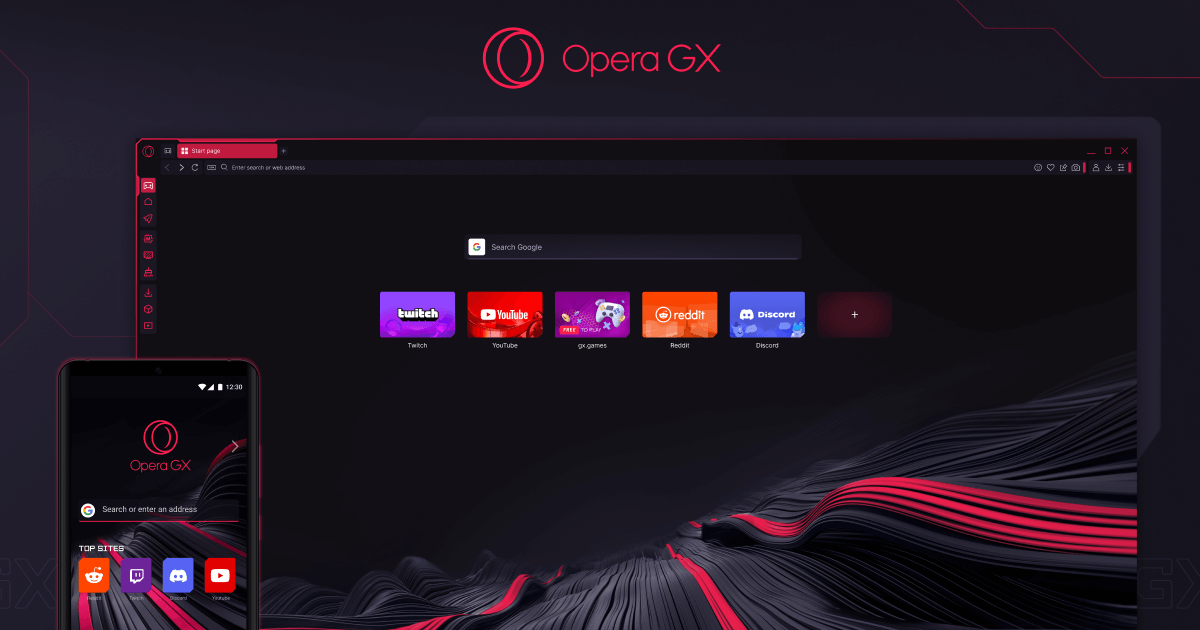 Configuración de Opera GX