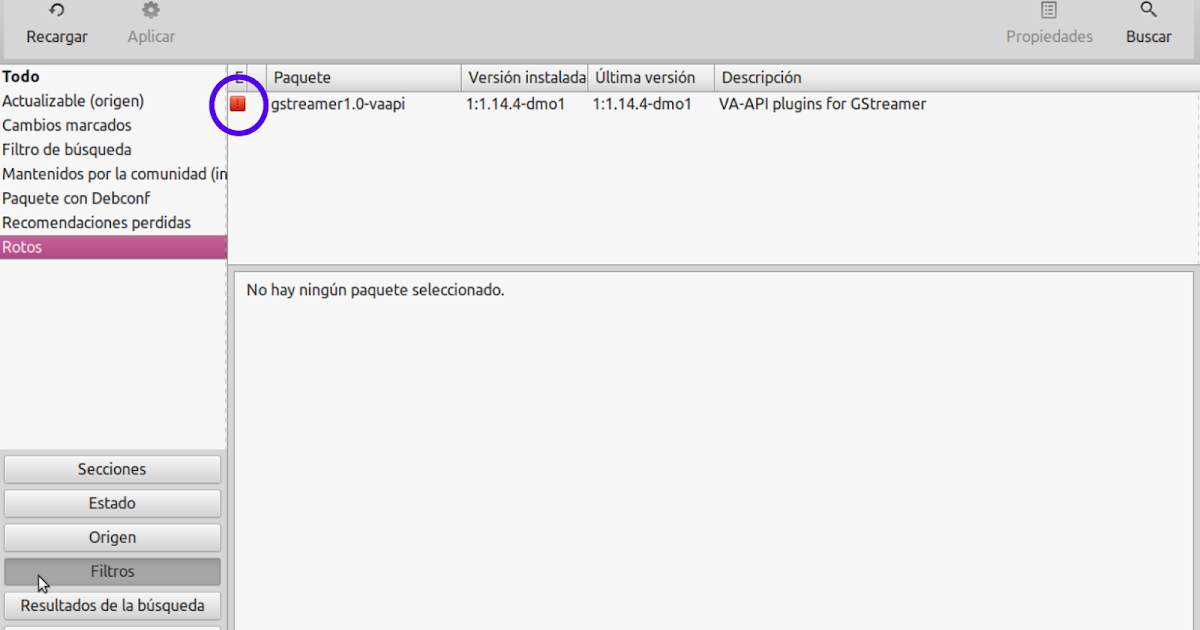 Reparación de sistema Linux