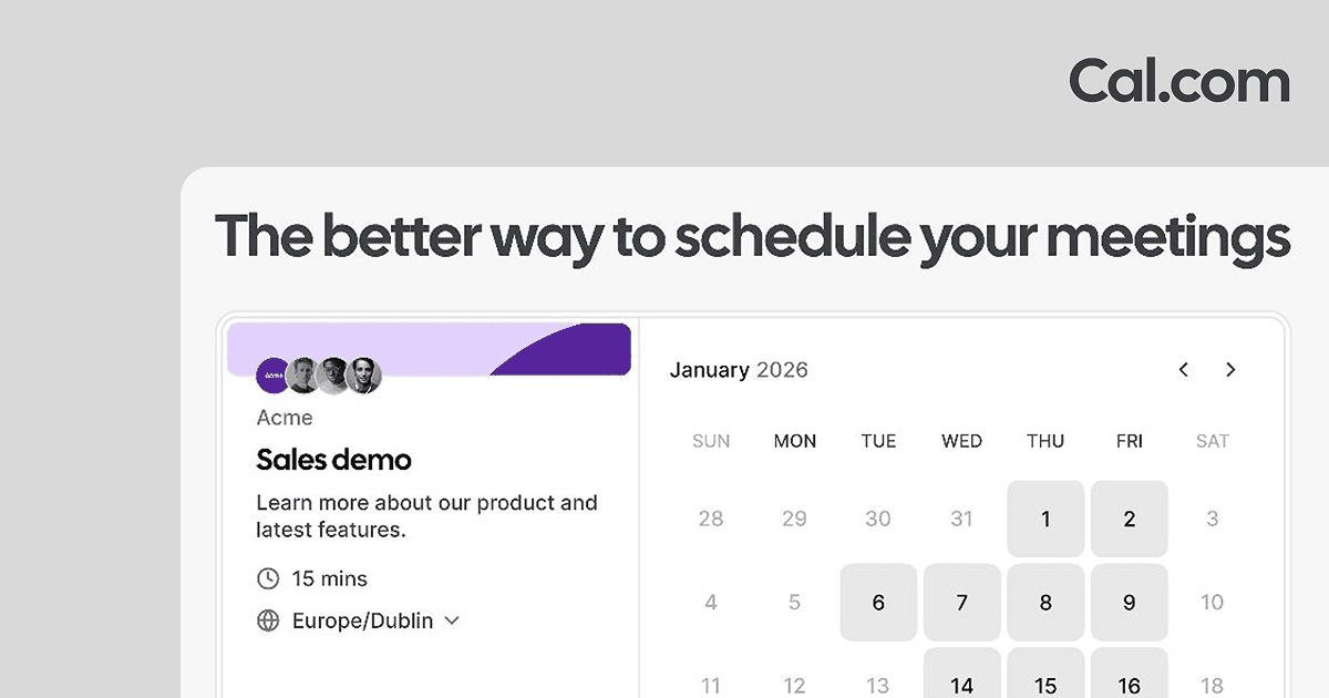 Calendario de agendamiento
