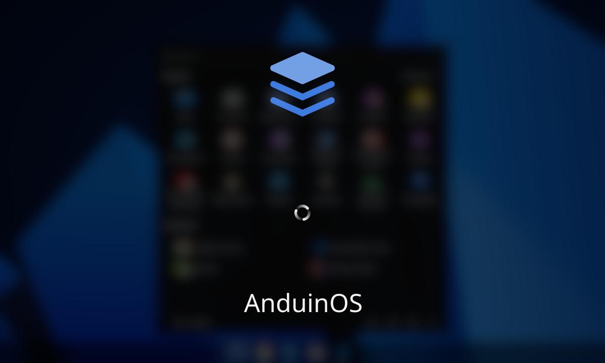 Interfaz de AnduinOS