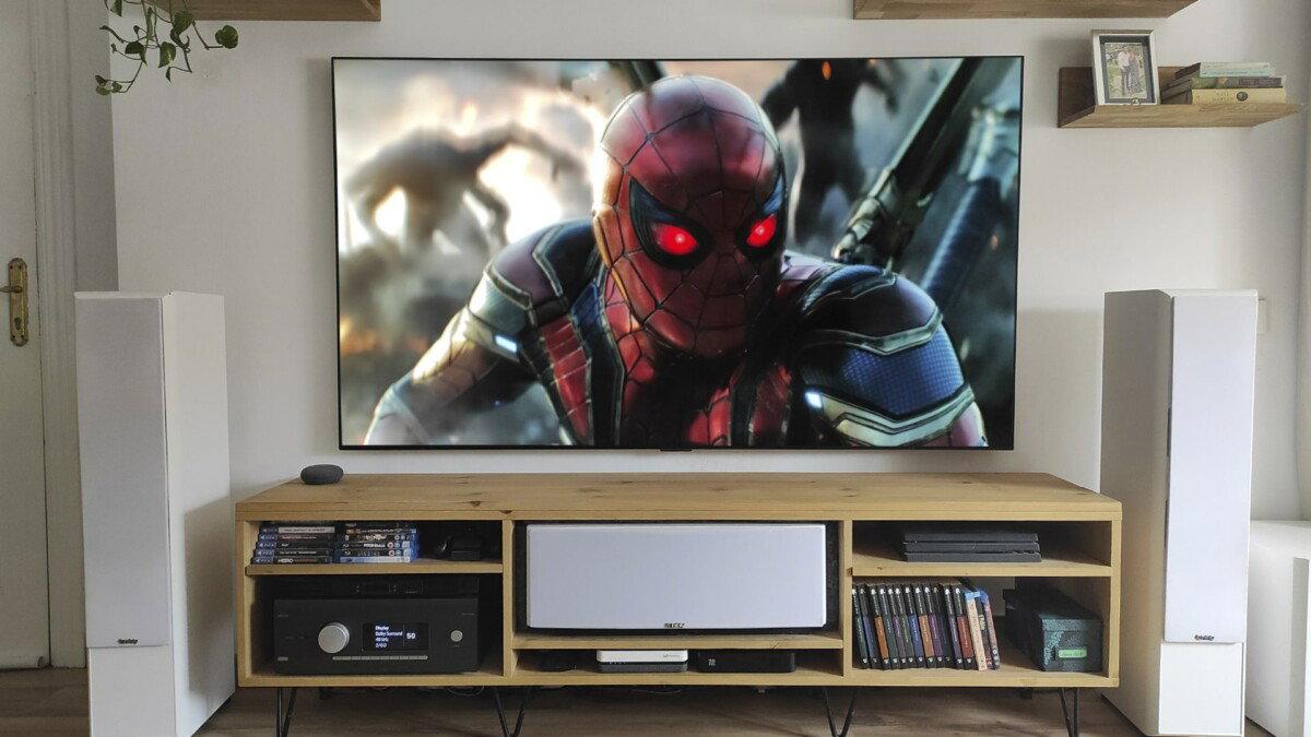 Menú de ajustes de color OLED