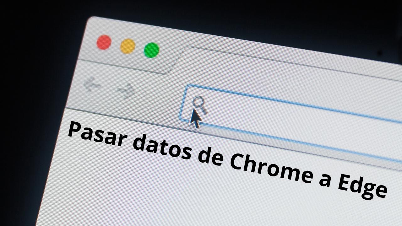 Importar datos de Chrome Importar datos de Chrome