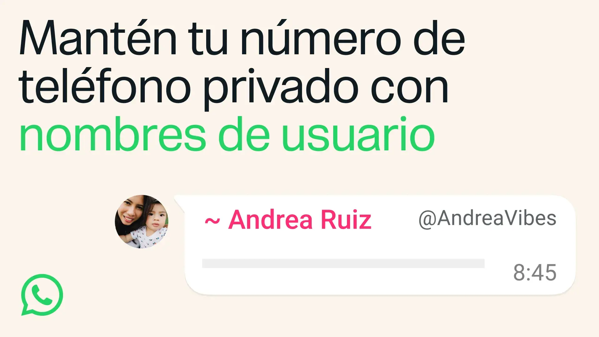 Nombre de usuario de WhatsApp Nombre de usuario de WhatsApp