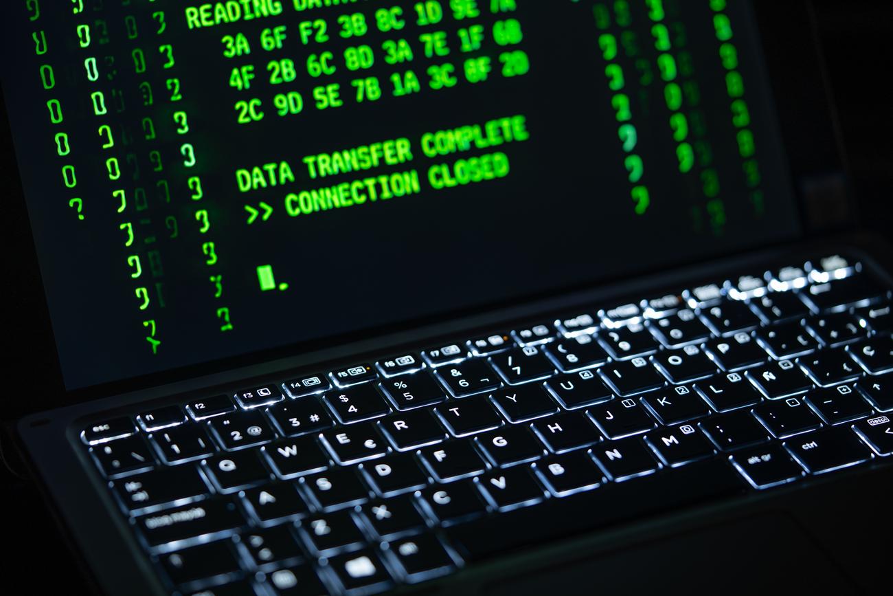Detalle de una pantalla de terminal de Linux con código verde, evocando el uso de la línea de comandos para la seguridad.