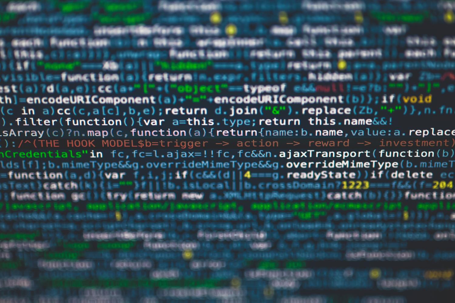 Representación conceptual de código de programación en una pantalla, ideal para las secciones de Terminal y reparación avanzada.